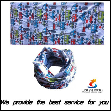 LSB-1002 Ningbo Lingshang 100% Polyester multifunktionale nahtlose Outdoor Hals Schlauch Baby Lätzchen Bandana